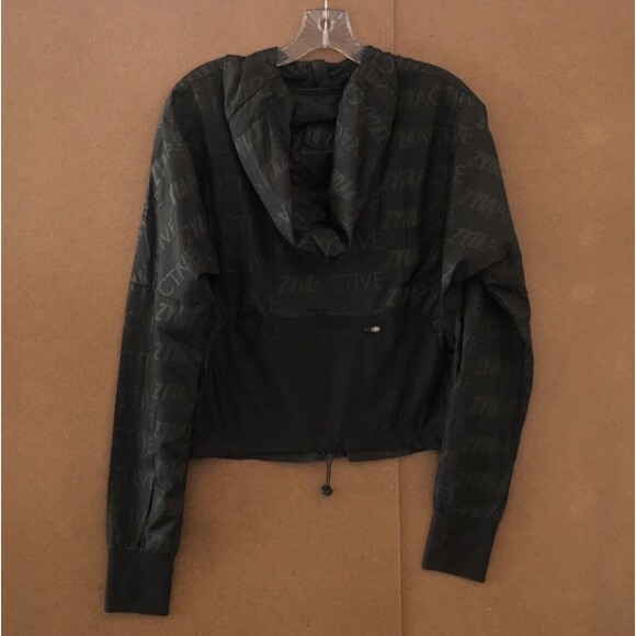 Zyia Active Women’s Ultra Light Windbreaker Jacket – Black – Size Small - Picture 4 of 7